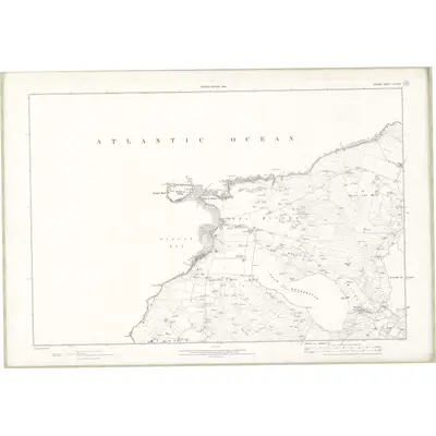 1900 Map of Orkney Sheet LXXXVIII, 1903 Print