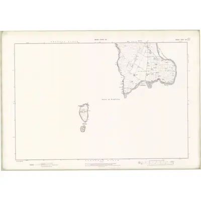 1900 Map of Orkney Sheet XCI, 1903 Print