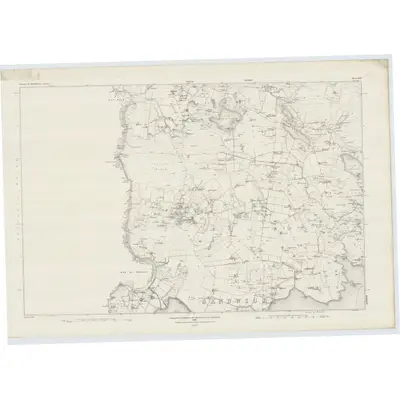1880 Map of Orkney, Sheet XCIV, 1882 Print