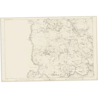 1880 Map of Orkney, Sheet XCIV, 1882 Print