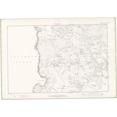 1900 Map of Orkney Sheet XCIV, 1903 Print