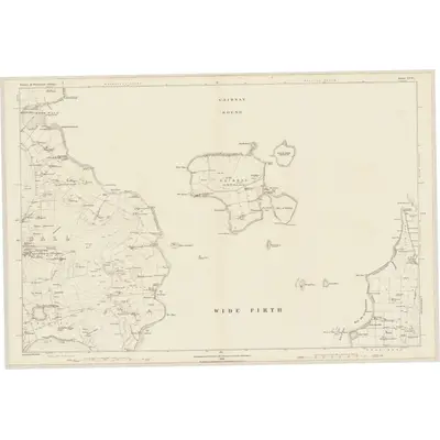 1879 Map of Orkney, Sheet XCVI, 1882 Print