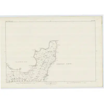 1879 Map of Orkney, Sheet XCVII, 1882 Print