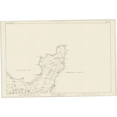 1879 Map of Orkney, Sheet XCVII, 1882 Print