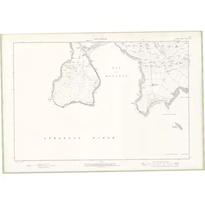 1900 Map of Orkney Sheet XCVIII, 1903 Print