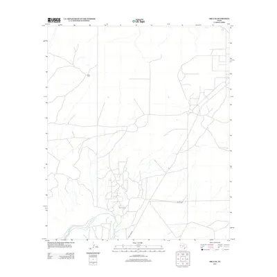 2012 Map of Orla NE, 2012 Print