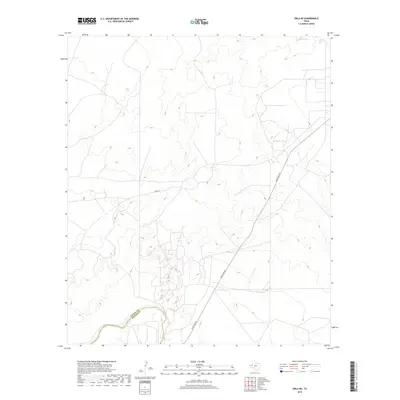 2019 Map of Orla NE, 2019 Print