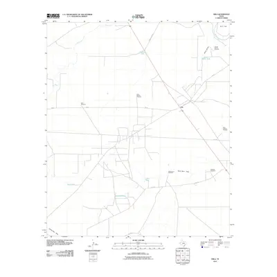 2010 Map of Orla, 2010 Print