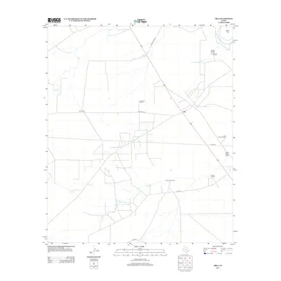 2013 Map of Orla, 2013 Print