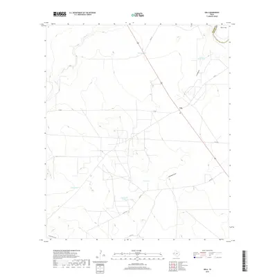 2019 Map of Orla, 2019 Print