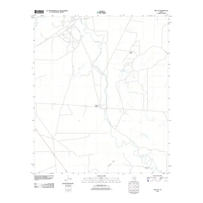 2010 Map of Orla SE, 2010 Print