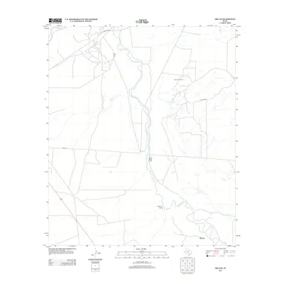 2013 Map of Orla SE, 2013 Print