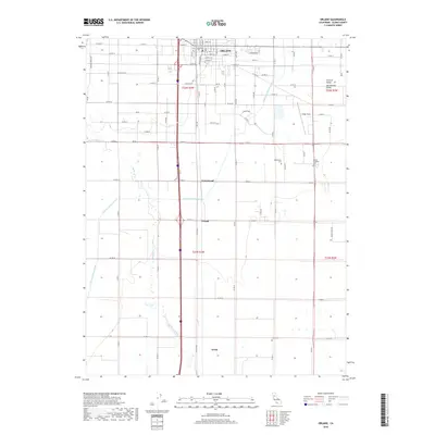 2018 Map of Orland, 2018 Print