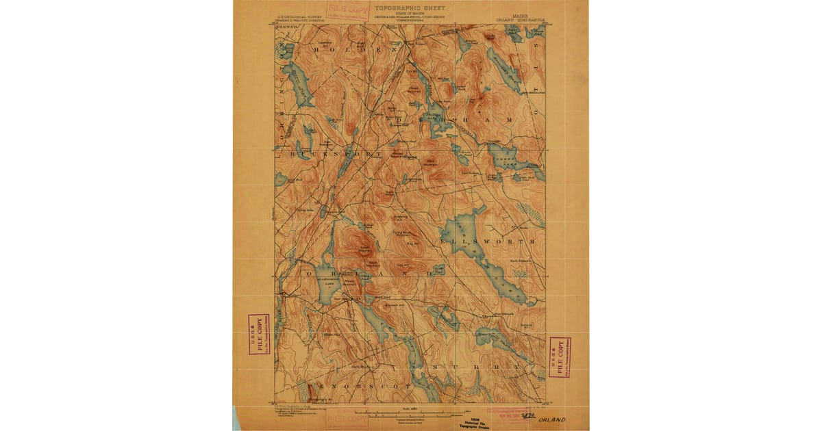 1900 1909 Maps of Clifton ME - Orland Hancock County Me Usgs Topo 1900 Og 1200x630 