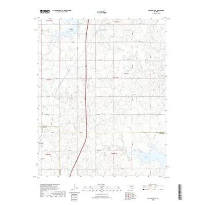2018 Map of Orlando East, 2018 Print