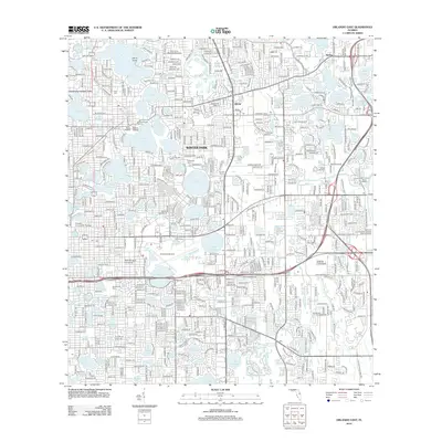 2012 Map of Orlando East, 2012 Print