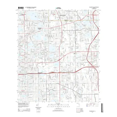 2015 Map of Orlando East, 2015 Print