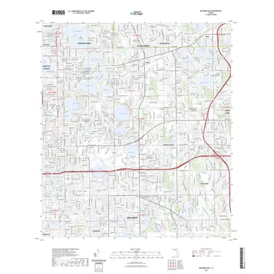 2023 Map of Orlando East, 2023 Print