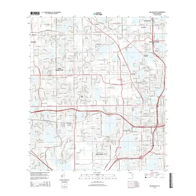 2015 Map of Orlando West, 2015 Print