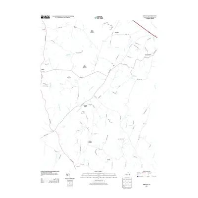 2013 Map of Orlean, 2013 Print