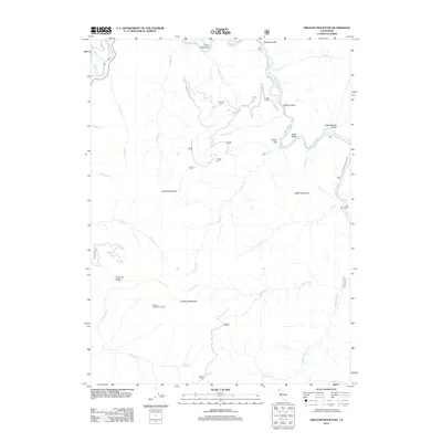 2012 Map of Orleans Mountain, 2012 Print