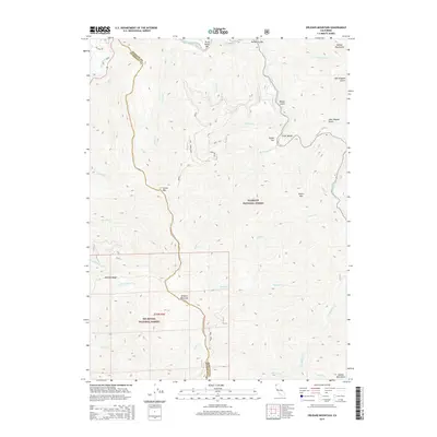2015 Map of Orleans Mountain, 2015 Print