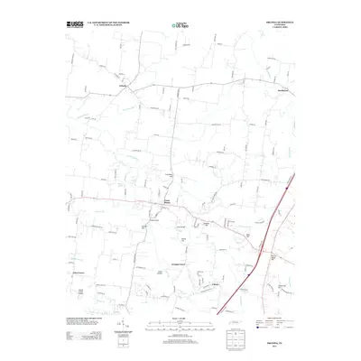 2013 Map of Orlinda, 2013 Print