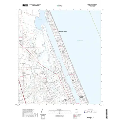2021 Map of Ormond Beach, 2021 Print