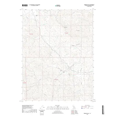 2018 Map of Ornbaun Valley, 2018 Print