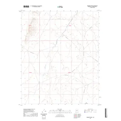 2023 Map of Orndorff Ranch, 2023 Print