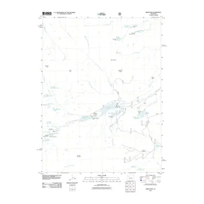 2011 Map of Orno Peak, 2011 Print