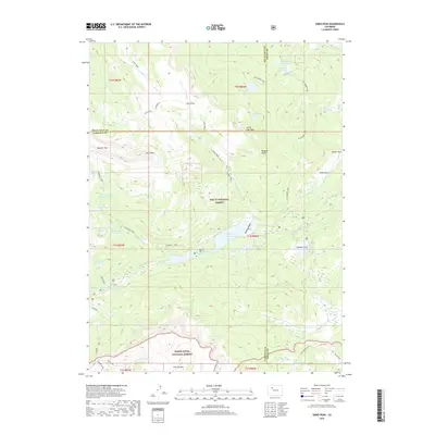2019 Map of Orno Peak, 2019 Print