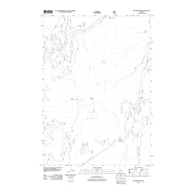 2011 Map of Oro Mountain, 2011 Print