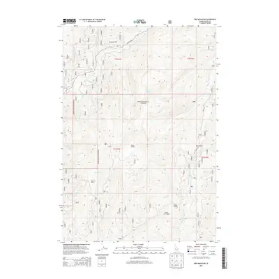 2013 Map of Oro Mountain, 2013 Print