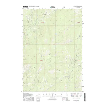 2017 Map of Oro Mountain, 2017 Print