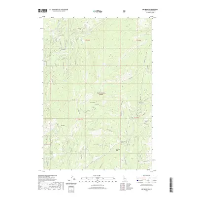 2020 Map of Oro Mountain, 2020 Print