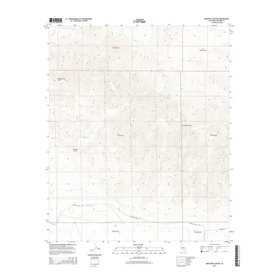 2015 Map of Orocopia Canyon, 2015 Print