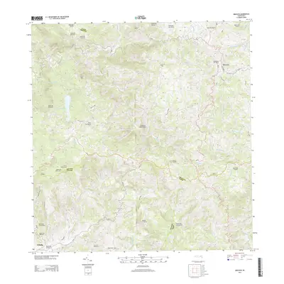 2013 Map of Orocovis, 2013 Print