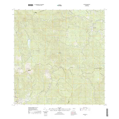 2018 Map of Orocovis, 2018 Print
