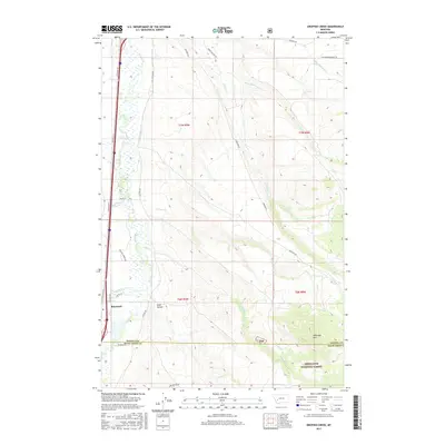 2017 Map of Orofino Creek, 2017 Print