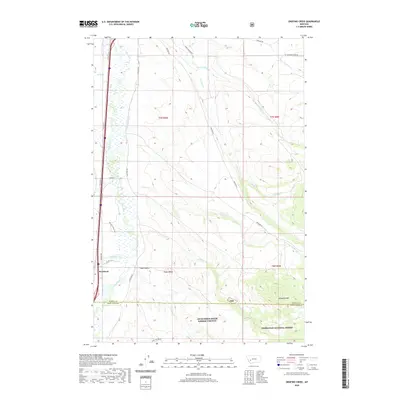 2020 Map of Orofino Creek, 2020 Print