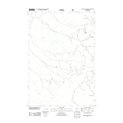 2011 Map of Orofino Mountain, 2011 Print