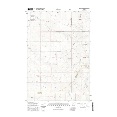 2014 Map of Orofino Mountain, 2014 Print