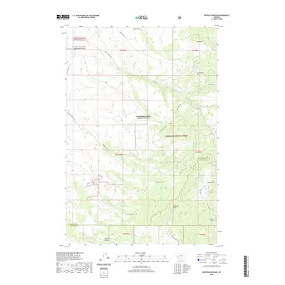 2020 Map of Orofino Mountain, 2020 Print