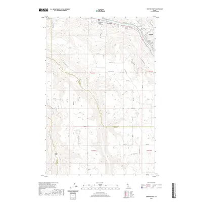 2020 Map of Orofino West, 2020 Print