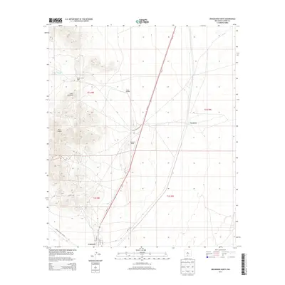 2013 Map of Orogrande North, 2013 Print