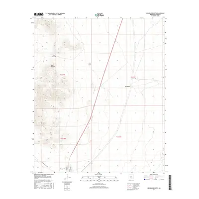 2017 Map of Orogrande North, 2017 Print
