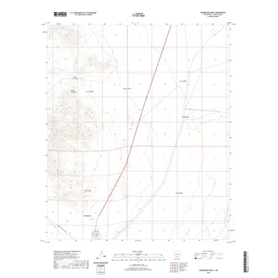 2020 Map of Orogrande North, 2020 Print