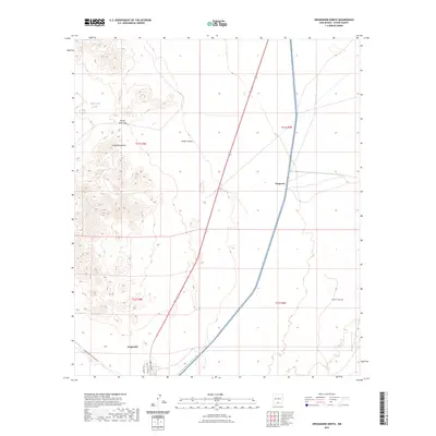 2023 Map of Orogrande North, 2023 Print