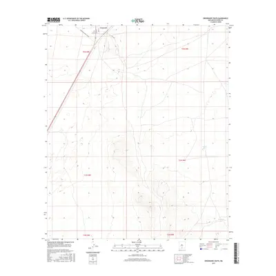 2017 Map of Orogrande South, 2017 Print
